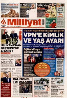 MİLLİYET 22 Nisan 2026 gazete manşeti