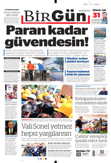 BİRGÜN 22 Nisan 2026 gazete manşeti
