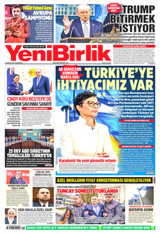 YENİBİRLİK 22 Nisan 2026 gazete manşeti