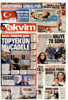 TAKVİM 22 Nisan 2026 gazete manşeti