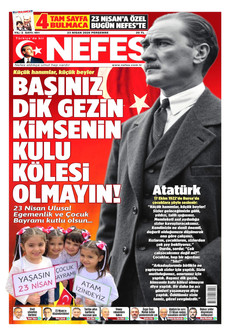 NEFES 23 Nisan 2026 gazete manşeti
