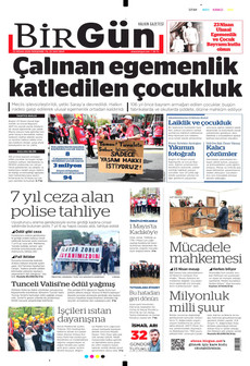 BİRGÜN 23 Nisan 2026 gazete manşeti