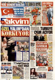 TAKVİM 23 Nisan 2026 gazete manşeti