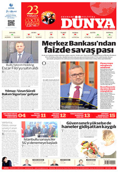 DÜNYA 23 Nisan 2026 gazete manşeti