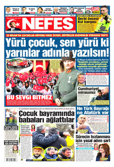 NEFES 24 Nisan 2026 gazete manşeti