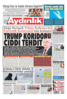 AYDINLIK GAZETESİ 24 Nisan 2026 gazete manşeti