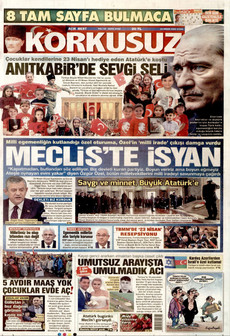 KORKUSUZ 24 Nisan 2026 gazete manşeti