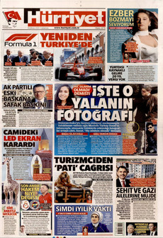 HÜRRİYET 25 Nisan 2026 gazete manşeti
