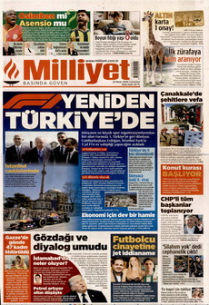 MİLLİYET 25 Nisan 2026 gazete manşeti