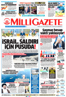 MİLLİ GAZETE 25 Nisan 2026 gazete manşeti