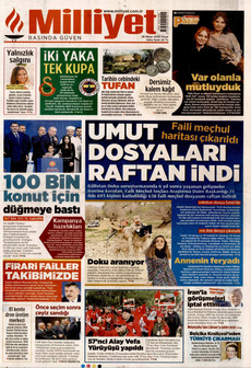 MİLLİYET 26 Nisan 2026 gazete manşeti