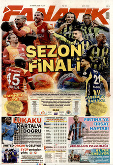 FANATİK 26 Nisan 2026 gazete manşeti