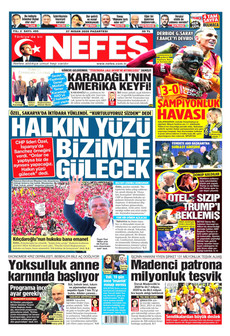 NEFES 27 Nisan 2026 gazete manşeti