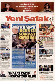 YENİ ŞAFAK 27 Nisan 2026 gazete manşeti
