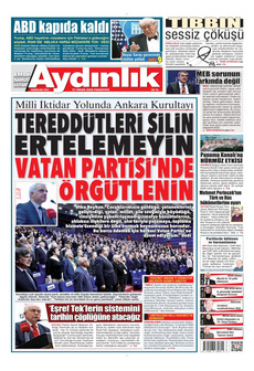 AYDINLIK GAZETESİ 27 Nisan 2026 gazete manşeti