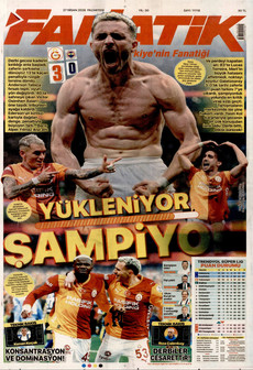 FANATİK 27 Nisan 2026 gazete manşeti