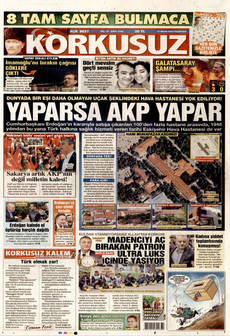KORKUSUZ 27 Nisan 2026 gazete manşeti