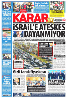 KARAR 28 Nisan 2026 gazete manşeti
