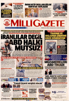 MİLLİ GAZETE 28 Nisan 2026 gazete manşeti