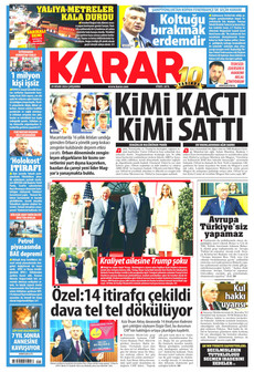 KARAR 29 Nisan 2026 gazete manşeti