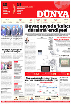 DÜNYA 29 Nisan 2026 gazete manşeti