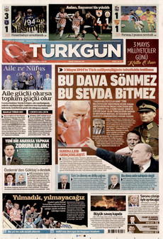 TÜRKGÜN 3 Mayıs 2026 gazete manşeti