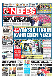 NEFES 4 Mayıs 2026 gazete manşeti