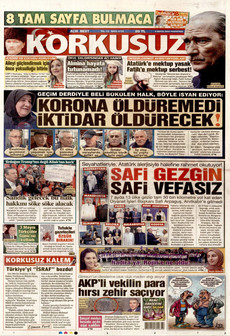 KORKUSUZ 4 Mayıs 2026 gazete manşeti