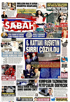 SABAH 18 Mayıs 2026 gazete manşeti