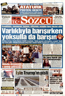 SÖZCÜ 18 Mayıs 2026 gazete manşeti