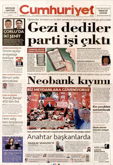 CUMHURİYET 18 Mayıs 2026 gazete manşeti