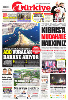 TÜRKİYE GAZETESİ 18 Mayıs 2026 gazete manşeti