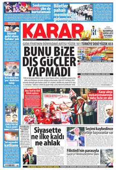 KARAR 18 Mayıs 2026 gazete manşeti