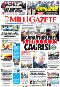 MİLLİ GAZETE 18 Mayıs 2026 gazete manşeti