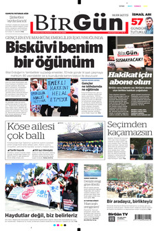 BİRGÜN 18 Mayıs 2026 gazete manşeti
