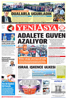YENİ ASYA 18 Mayıs 2026 gazete manşeti