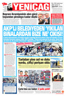 YENİÇAĞ 18 Mayıs 2026 gazete manşeti