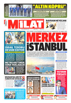 MİLAT 18 Mayıs 2026 gazete manşeti