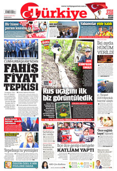 TÜRKİYE GAZETESİ 19 Mayıs 2026 gazete manşeti