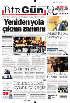BİRGÜN 19 Mayıs 2026 gazete manşeti