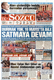 SÖZCÜ 20 Mayıs 2026 gazete manşeti
