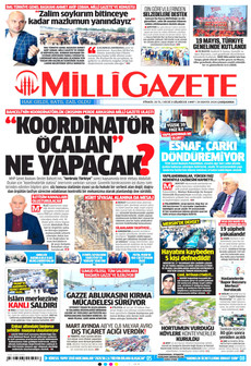MİLLİ GAZETE 20 Mayıs 2026 gazete manşeti
