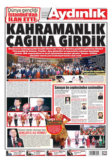 AYDINLIK GAZETESİ 20 Mayıs 2026 gazete manşeti