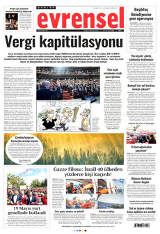 EVRENSEL 20 Mayıs 2026 gazete manşeti