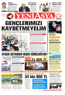 YENİ ASYA 20 Mayıs 2026 gazete manşeti