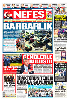 NEFES 21 Mayıs 2026 gazete manşeti