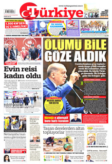 TÜRKİYE GAZETESİ 21 Mayıs 2026 gazete manşeti