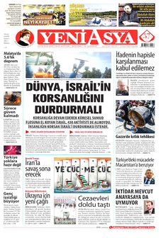 YENİ ASYA 21 Mayıs 2026 gazete manşeti