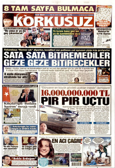 KORKUSUZ 21 Mayıs 2026 gazete manşeti