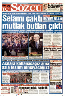SÖZCÜ 22 Mayıs 2026 gazete manşeti